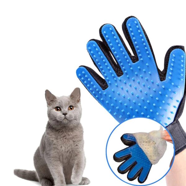 Cat Grooming Glove For Cats Wool Glove Pet Hair Deshedding Brush Comb Glove